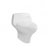 4.5 / 3 L Dual Flush Solid Duroplast Seat & Cover Bowl Shape: Elongated