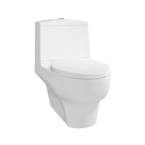 6 / 3 L Tornado-II Siphonic Dual Flush Solid Duroplast Seat & Cover Bowl Shape: Elongated