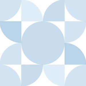 G227708 (* Visible Random Design) dCirculum Blue 20x20